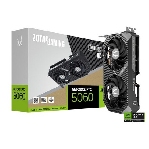 ZOTAC GAMING 지포스 RTX 5060 Twin Edge OC D7 8GB