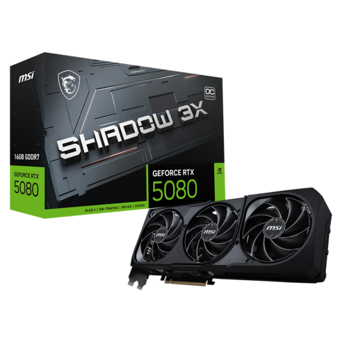 MSI 지포스 RTX 5080 쉐도우 3X OC D7 16GB