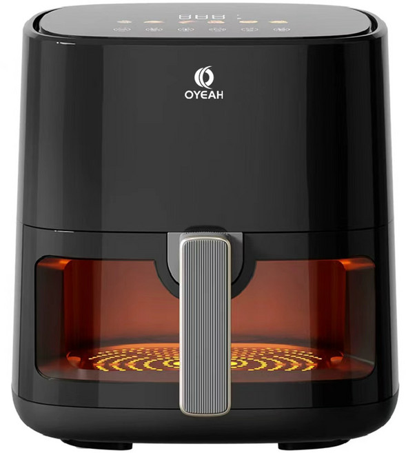 OYEAH 저소음 에어프라이어 5.0L 시각화 대용량
