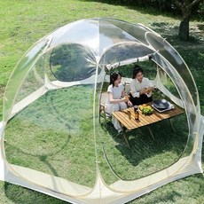 투명 돔하우스 방갈로 카페 테라스 야외 쉼터 3-5인 텐트(3x3x2.2m)