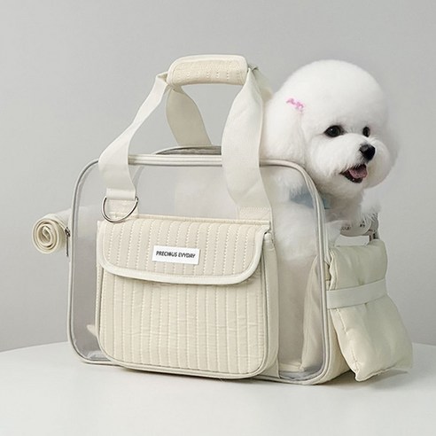 반려동물 이동가방 강아지 산책 가방 가벼운 통기 경량 슬링백