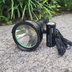 직진성 1KM 12000루멘 XHP130 초강력 LED랜턴 X13 flo3+1tFt